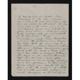 Manuscript, n.d., by Frederick B. Clapcott
