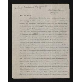 Letter, 3 February 1911, from W.H.S. Roberts, to Herries Beattie