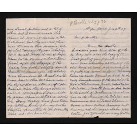 Letter, 5 June 1909, from James Wybrow, to Herries Beattie