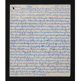 Letter [copy], from Waitaha [Herries Beattie], to Wiremu (William Taylor]