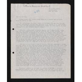 Letter, 29 May 1964, from June Spencer, to Herries Beattie