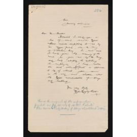 Letter, 30 January 1914, from Albert Rugby Pratt, to Herries Beattie, including a list of Māori place names