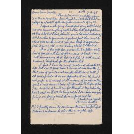 Letter [copy], 7 September 1948, from Herries Beattie, to Elsie K. Morton
