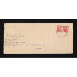 Annotated envelope fragment