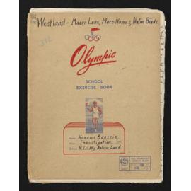 Notebook entitled, 'Westland Maori lore, place names, native birds'