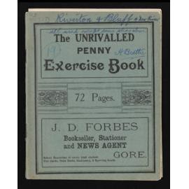 Notebook entitled, 'Riverton and Bluff and New River'