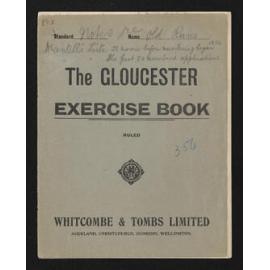 Notebook entitled, 'Notes relating to old runs; Mantell's lists, 28 names before numbering began, 1852 and Mantell's lists, the first 80 numbers applications'