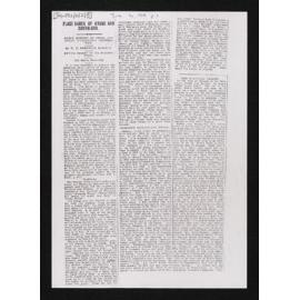 Photocopies of articles published in the Southland Times entitled,'Place names of Otago and Southland; Early history of Otago and other interesting information'