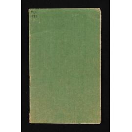 Notebook containing notes on, 'Te ika a Maui or New Zealand and its inhabitants, 2nd ed.' by Rev Richard Taylor