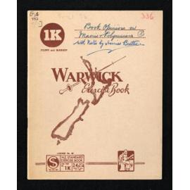 Notebook entitled, 'Book opinions on Maori and Polynesian, 3'