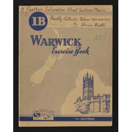 Notebook entitled, 'Further information about Southern Maoris, mostly collected between 1900 and 1920'