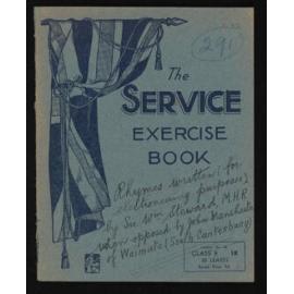 Notebook entitled, 'Rhymes written for electioneering purposes, by Sir William  Steward, when opposed by John Manchester of Waimate'