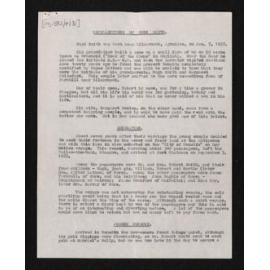 Typescript copy of Hugh Smith's reminiscences