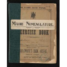 Volume entitled, 'Maori nomenclature', compiled by W.H.S. Roberts