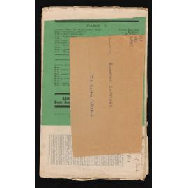 Clippings relating to Riverton news and theatre and concert programme flyers, collected by Charles Port