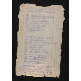 Whakapapa given by Te Maiharoa