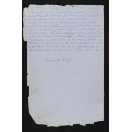 Handwritten note entitled 'He waiata mo te kakari'