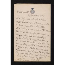 Letter, 16 December 1884, from Tame Parata, to Hoani Korehe Kahu