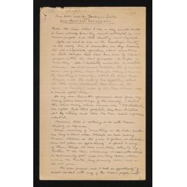 Handwritten notes entitled 'Some Notes about the Mackenzie Country and Some Māori Lore and Legends'