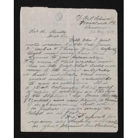 Letter, 26 May 1937, from Louisa McKenzie, to Herries Beattie