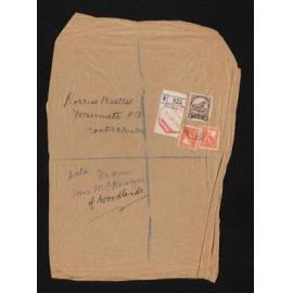 Annotated envelope fragment, 11 June 1946