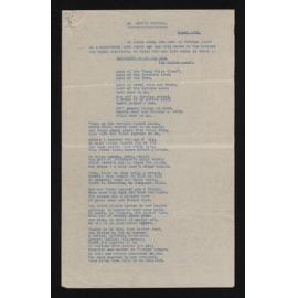 Typescript copy of, 'My life's history' by James Kirk