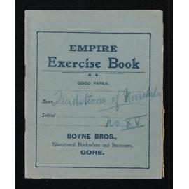 Notebook entitled 'Traditions of Murihiku no XV'