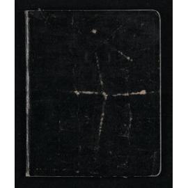 A volume of handwritten notes called 'Pioneer notes' by Andrew Aitken