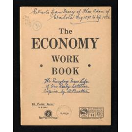 Extracts from the farm diary of Thomas Adam of Waihola