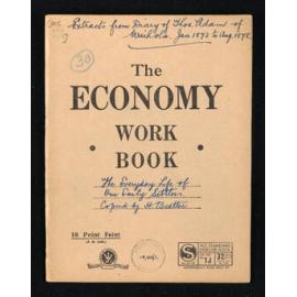 Extracts from the farm diary of Thomas Adam of Waihola