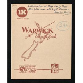 Notebook entitled, 'Information of Otago early days; Also interviews with eight pioneers'