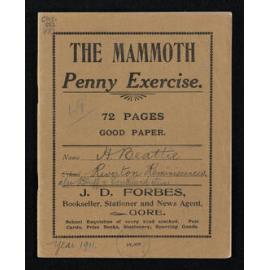 Notebook entitled, 'Riverton reminiscences, also Bluff and Southland items'