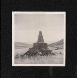 Photograph of monument erected in recognition of James Mackenzie