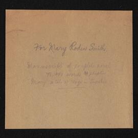 Manuscript entitled, 'Morry - A son of the backblocks'