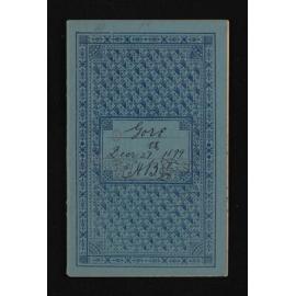 Notebook entitled 'Gore, December 27th 1899' containing manuscript entitled 'Grandfather Crane'