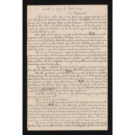 Manuscript entitled, 'With a view to matrimony', by Ngāmotu