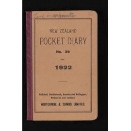 Diary entitled, 'Land in Waimate'