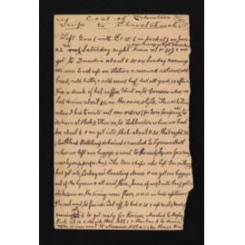 Papers relating to a trip to Christchurch, including outgoing payments
