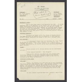 Newsletter, January-March 1961, New Zealand Ex Libris and Booklovers Society