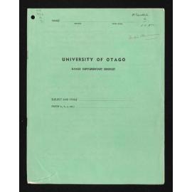 Research notes (researcher unknown), including Karetai whakapapa