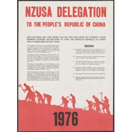 "NZUSA Delegation to the People's Republic of China"