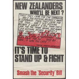"New Zealanders Who'll Be Next? It's Time To Stand Up & Fight"