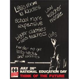 "July 26th National Education Day Think of the Future"