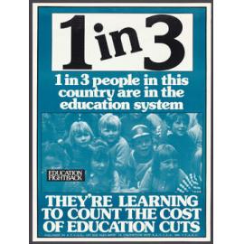 "1 in 3 1 in 3 people in this country are in the education system"