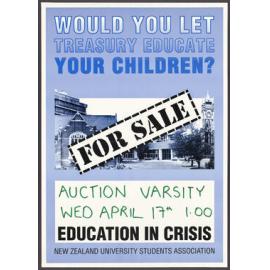 "Would You Let Treasury Educate Your Children?"