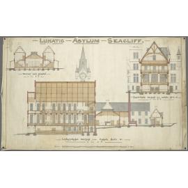 Sections plan, 'Lunatic Asylum Seacliff'