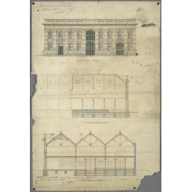 New Zealand Loan and Mercantile Agency Company, plan for additions to building, Dunedin