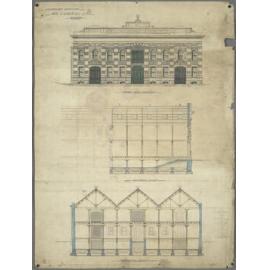 New Zealand Loan and Mercantile Agency Company, plan for additions to building, Dunedin