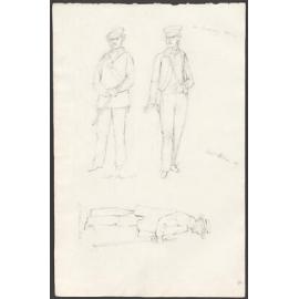 Lieutenant Page 58th, Captain Anderson R.A., Lieutenant Holmes R.N.