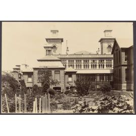 Dunedin Hospital buildings and garden